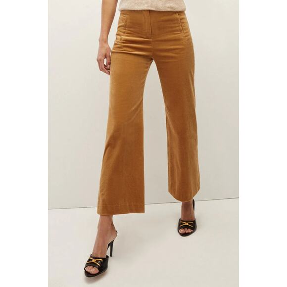 Veronica Beard Dova Khaki Corduroy Pants size 8
